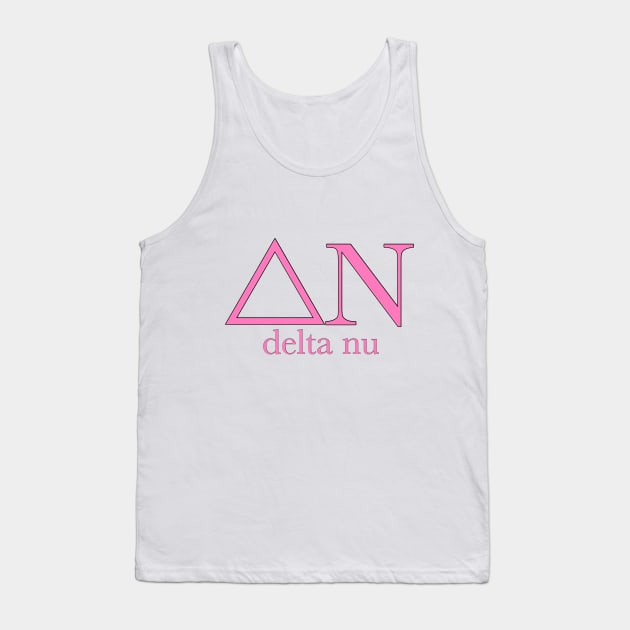 Delta Nu Tank Top by 3rd Gilmore Girl